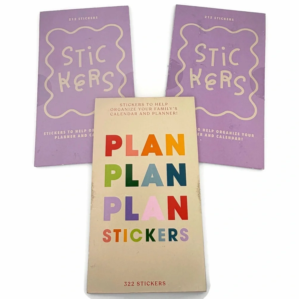 Planner Stickers Lot of 3 Packs - 700+ Stickers